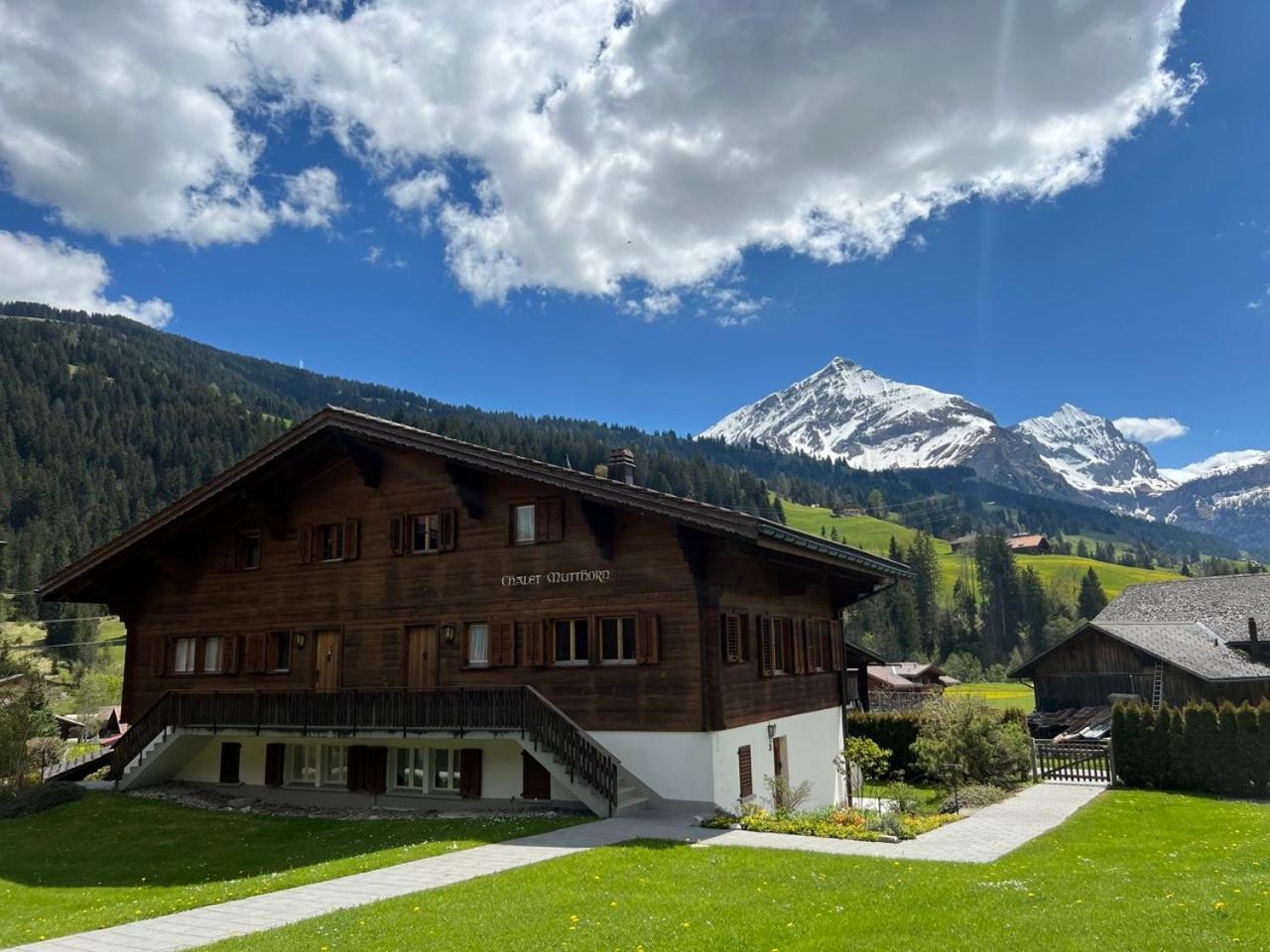 Beautiful Apartment With Stunning View Gsteig Dış mekan fotoğraf