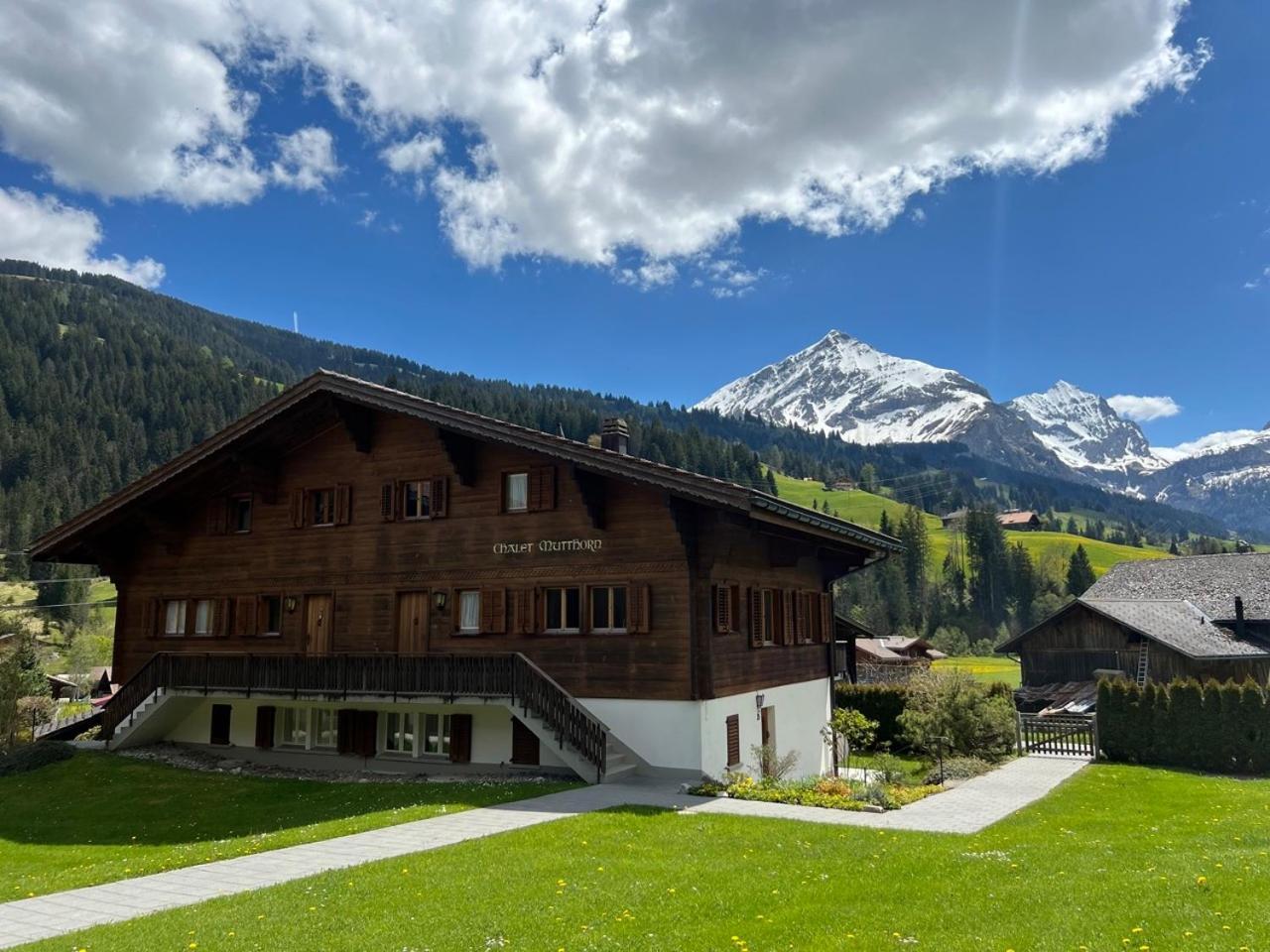 Beautiful Apartment With Stunning View Gsteig Dış mekan fotoğraf